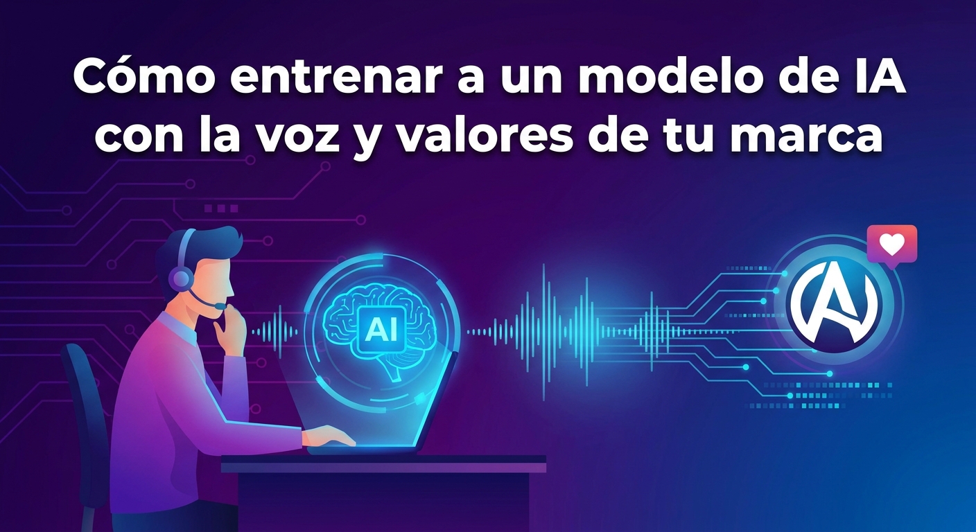 como-entrenar-a-un-modelo-de-ia-con-la-voz-y-valores-de-tu-marca Cómo entrenar a un modelo de IA con la voz y valores de tu marca