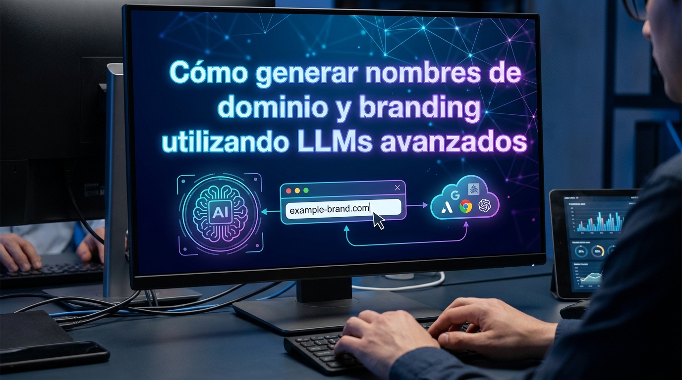 Cómo generar nombres de dominio y branding utilizando LLMs avanzados