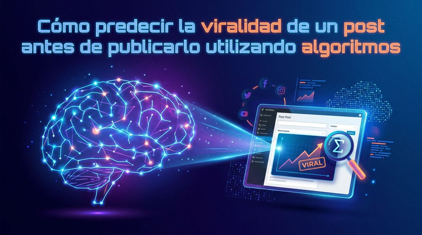 Cómo predecir la viralidad de un post antes de publicarlo utilizando algoritmos
