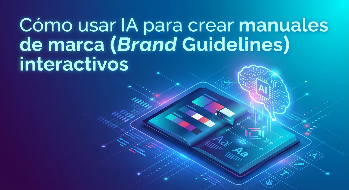 Cómo usar IA para crear manuales de marca (Brand Guidelines) interactivos