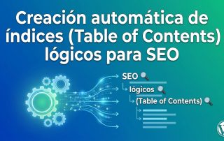 Creación automática de índices (Table of Contents) lógicos para SEO
