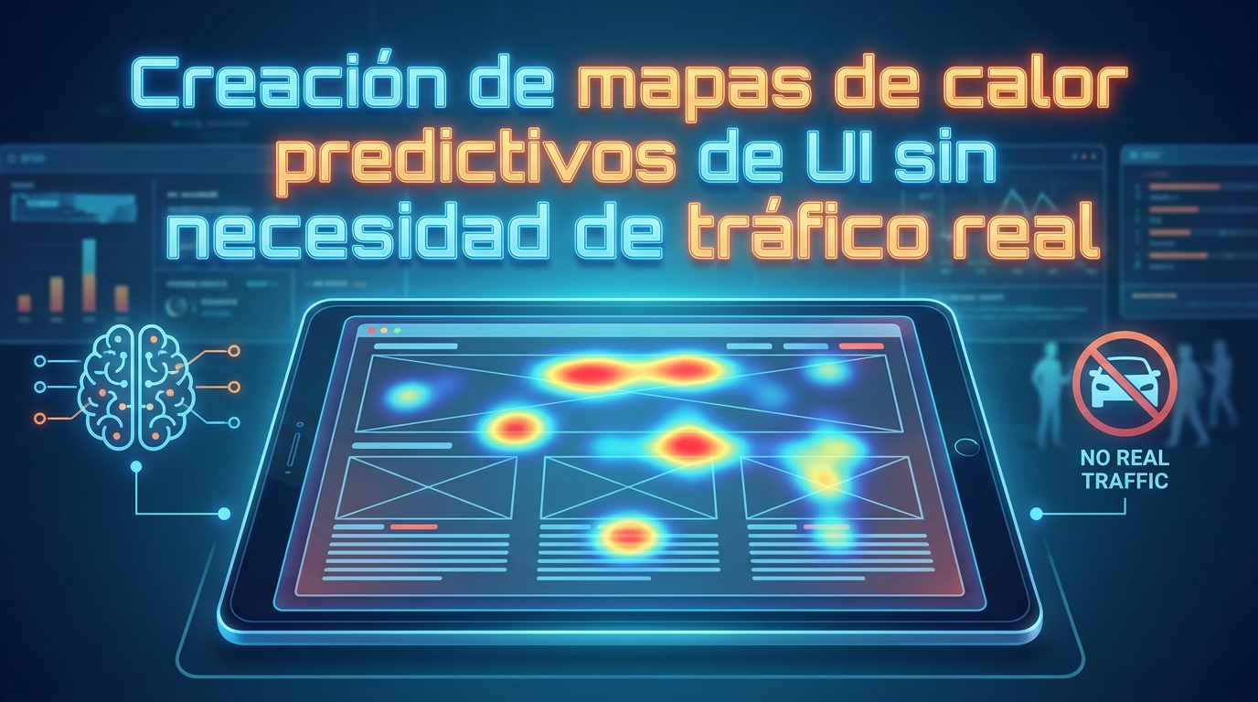 Creación de mapas de calor predictivos de UI sin necesidad de tráfico real