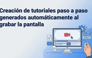Creación de tutoriales paso a paso generados automáticamente al grabar la pantalla