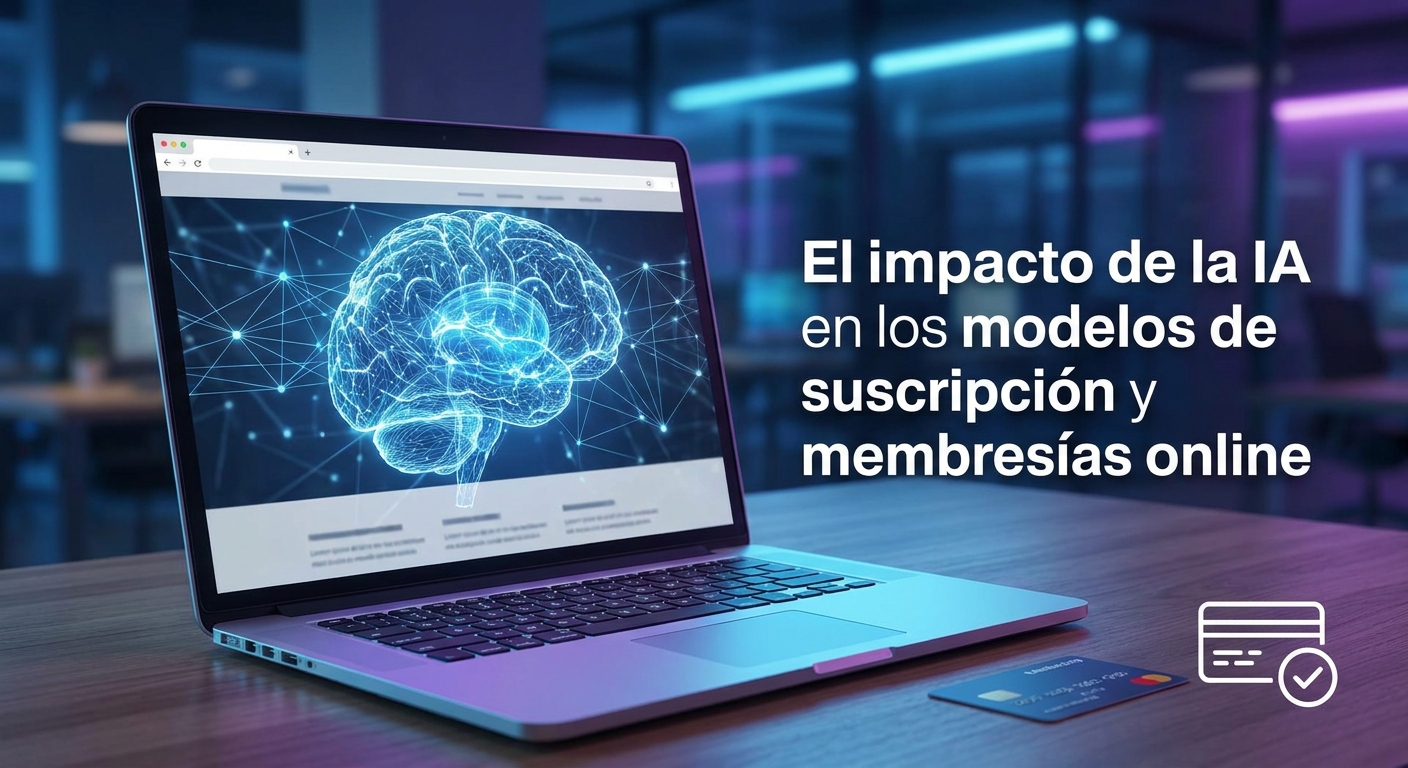 El impacto de la IA en los modelos de suscripción y membresías online