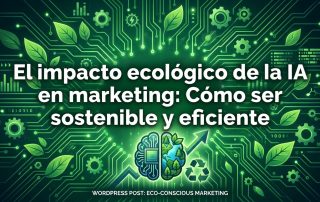 El impacto ecológico de la IA en marketing: Cómo ser sostenible y eficiente