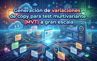 Generación de variaciones de copy para test multivariante (MVT) a gran escala