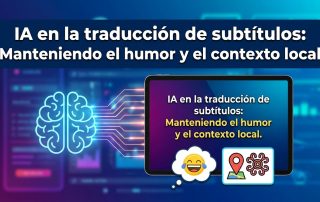 IA en la traducción de subtítulos: Manteniendo el humor y el contexto local