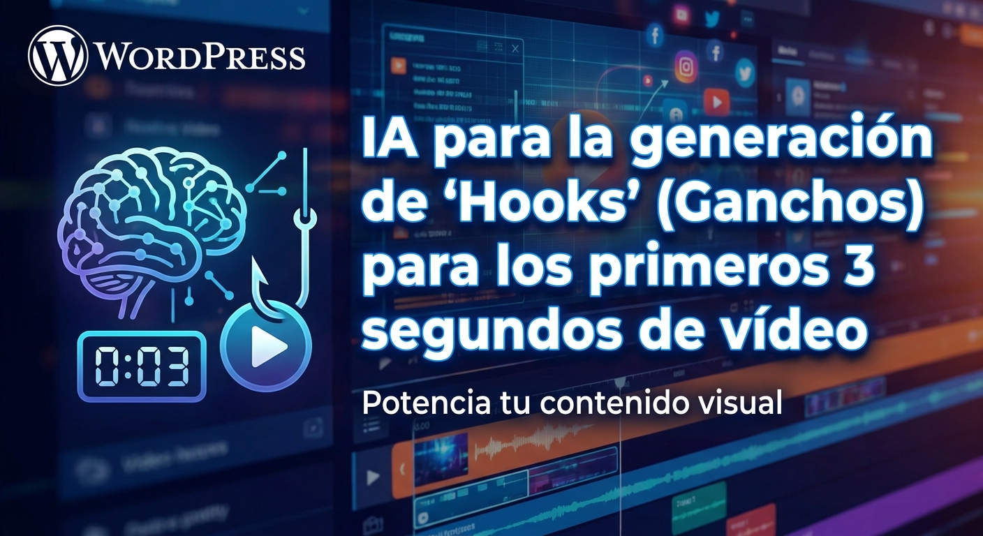 IA para la generación de "Hooks" (Ganchos) para los primeros 3 segundos de vídeo