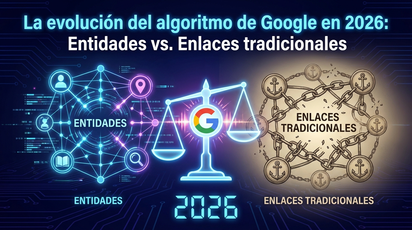 La evolución del algoritmo de Google en 2026: Entidades vs. Enlaces tradicionales