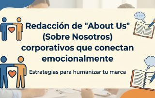 Redacción de "About Us" (Sobre Nosotros) corporativos que conectan emocionalmente