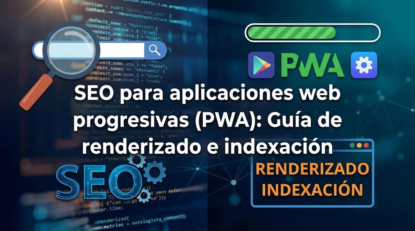 SEO para aplicaciones web progresivas (PWA): Guía de renderizado e indexación