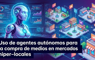 Uso de agentes autónomos para la compra de medios en mercados hiper-locales