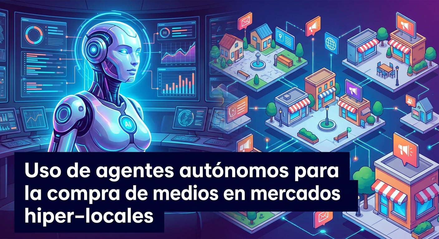 Uso de agentes autónomos para la compra de medios en mercados hiper-locales