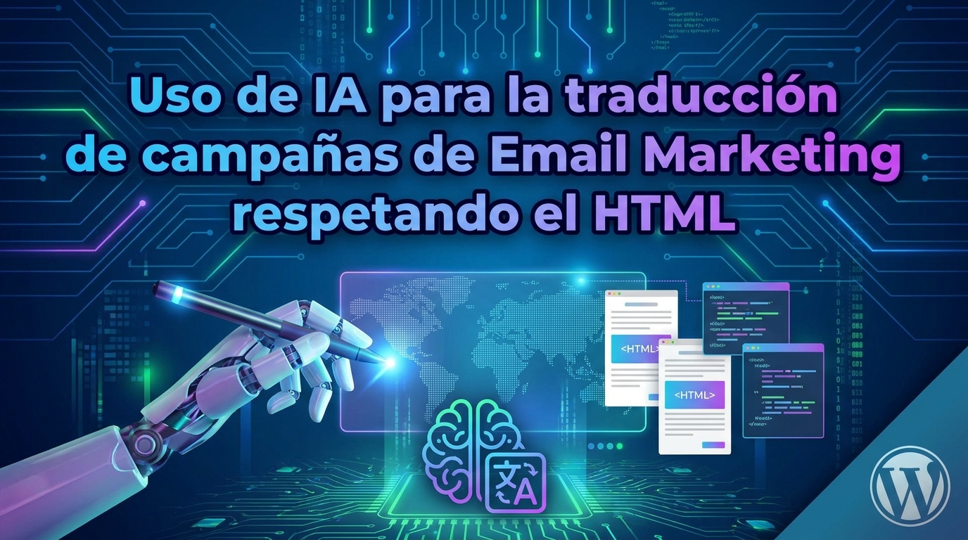 Uso de IA para la traducción de campañas de Email Marketing respetando el HTML