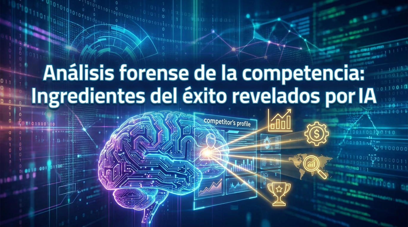 Análisis forense de la competencia: Ingredientes del éxito revelados por IA