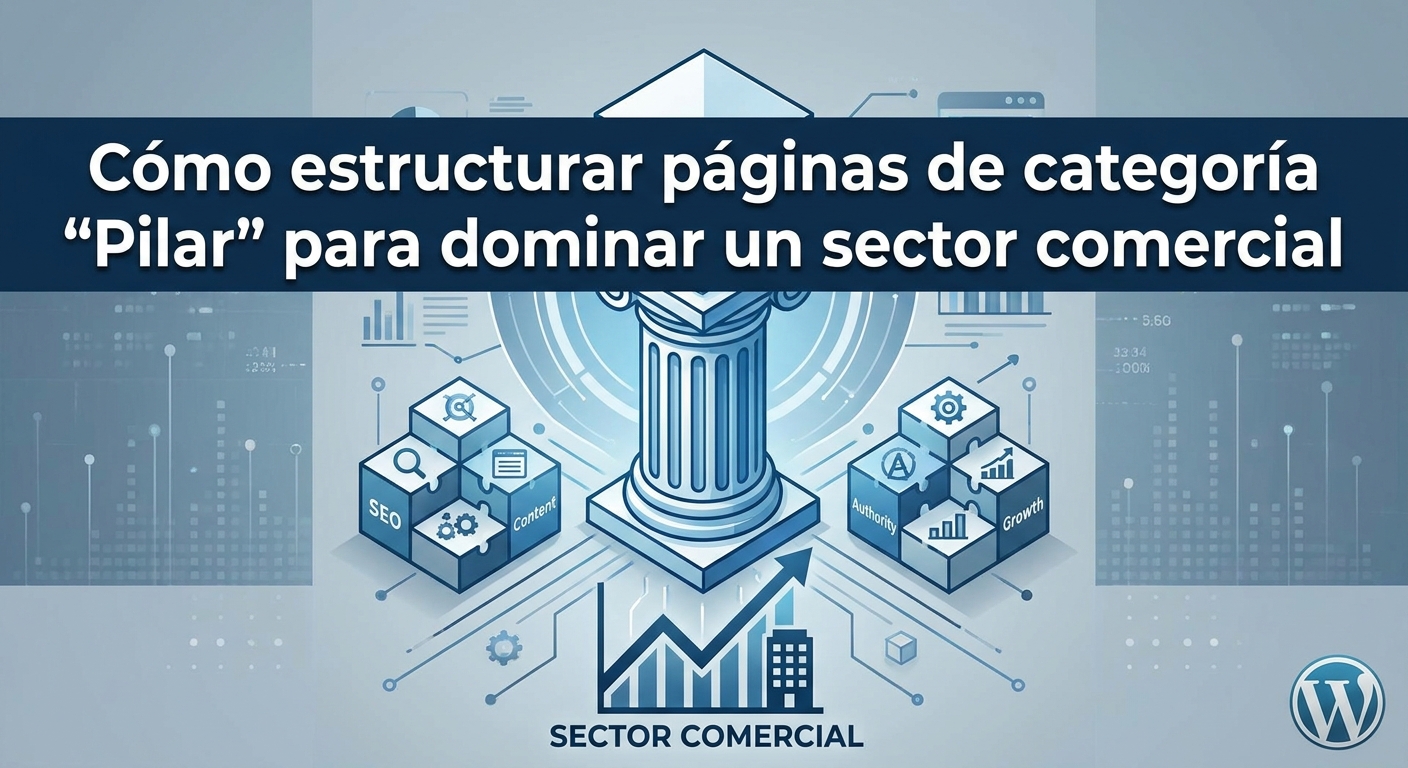 Cómo estructurar páginas de categoría "Pilar" para dominar un sector comercial