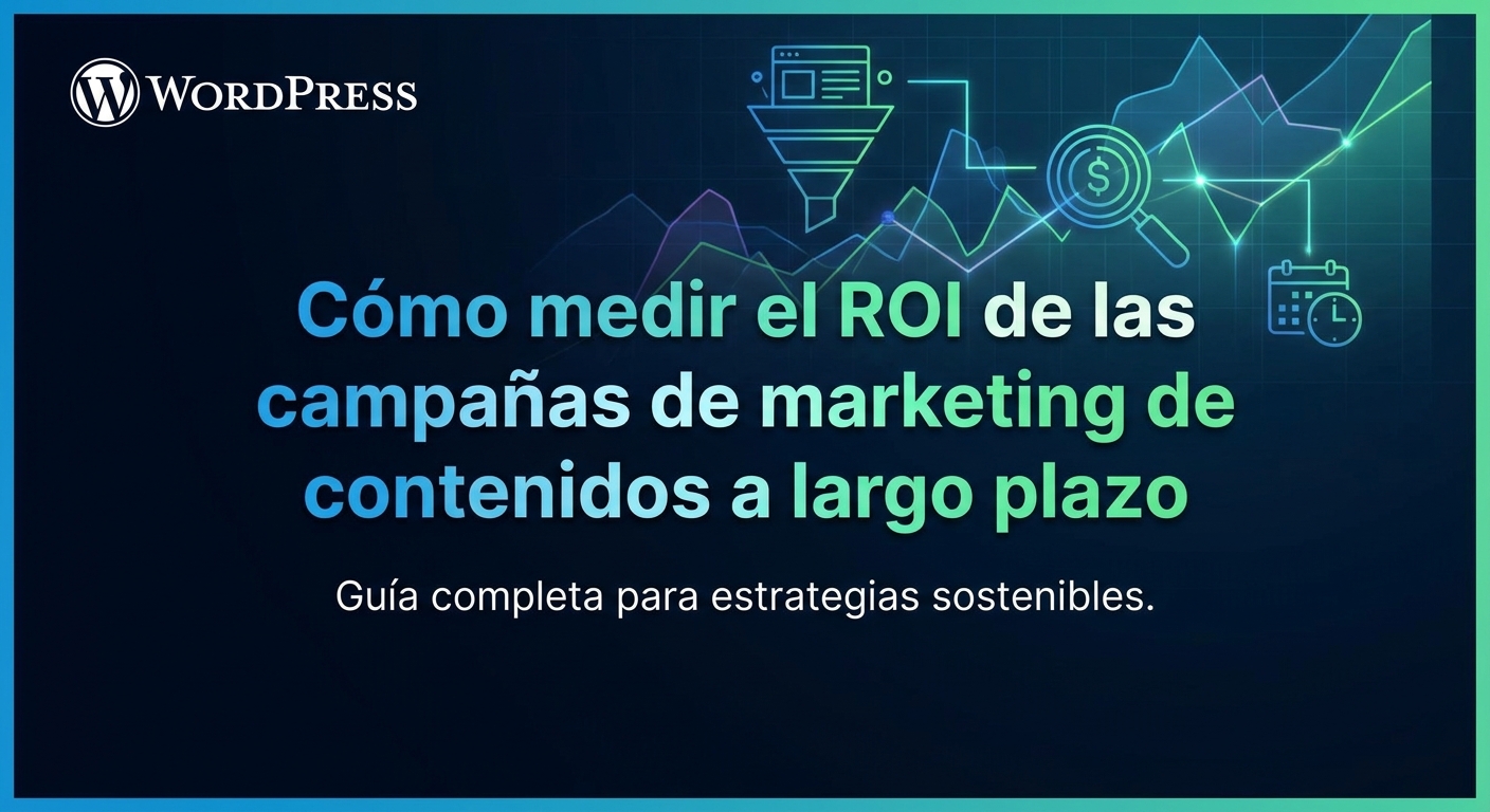 Cómo medir el ROI de las campañas de marketing de contenidos a largo plazo