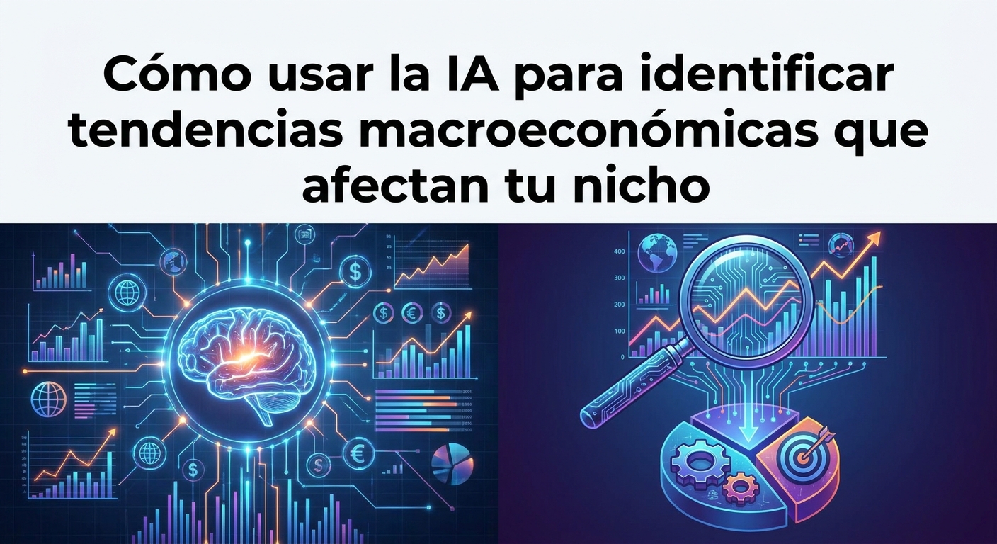 Cómo usar la IA para identificar tendencias macroeconómicas que afectan tu nicho