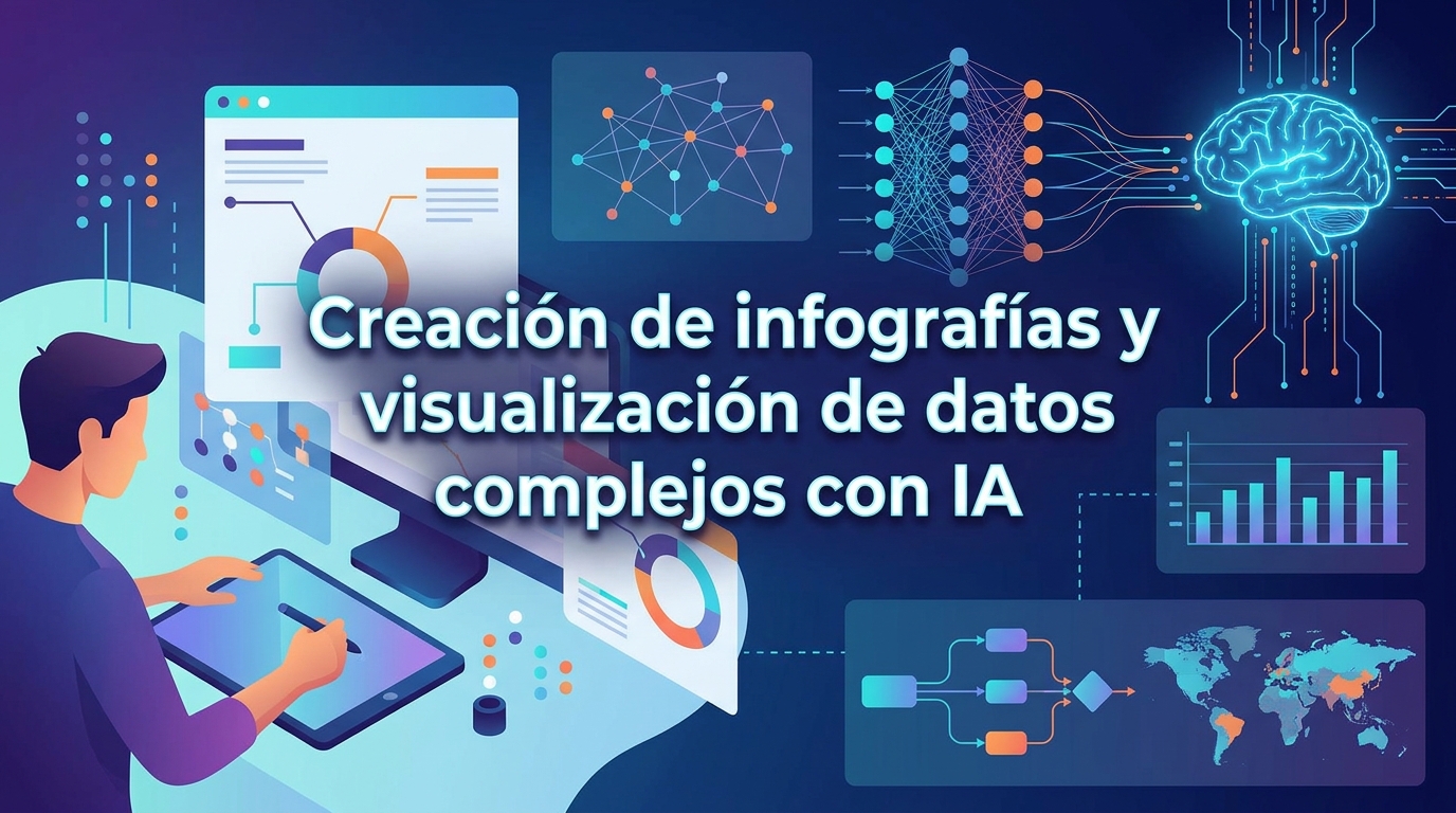 Creación de infografías y visualización de datos complejos con IA