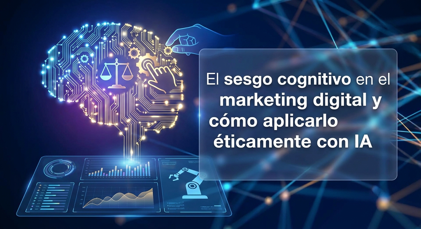 El sesgo cognitivo en el marketing digital y cómo aplicarlo éticamente con IA