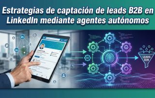 Estrategias de captación de leads B2B en LinkedIn mediante agentes autónomos
