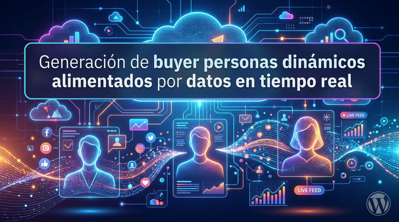 Generación de buyer personas dinámicos alimentados por datos en tiempo real