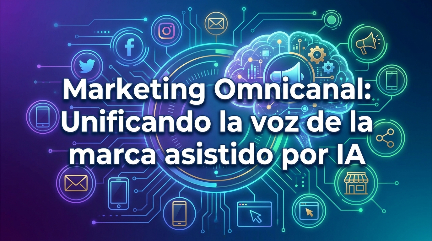 Marketing Omnicanal: Unificando la voz de la marca asistido por IA
