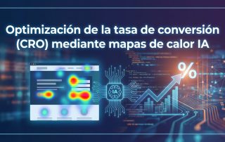 Optimización de la tasa de conversión (CRO) mediante mapas de calor IA