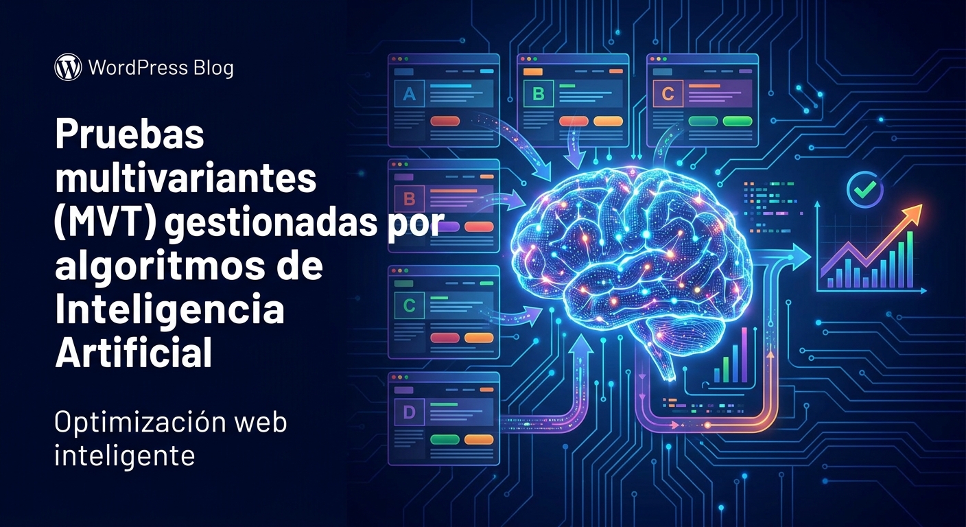 Pruebas multivariantes (MVT) gestionadas por algoritmos de Inteligencia Artificial
