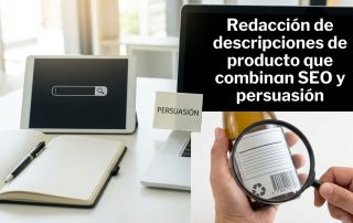 Redacción de descripciones de producto que combinan SEO y persuasión