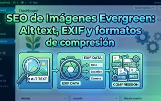 SEO de Imágenes Evergreen: Alt text, EXIF y formatos de compresión