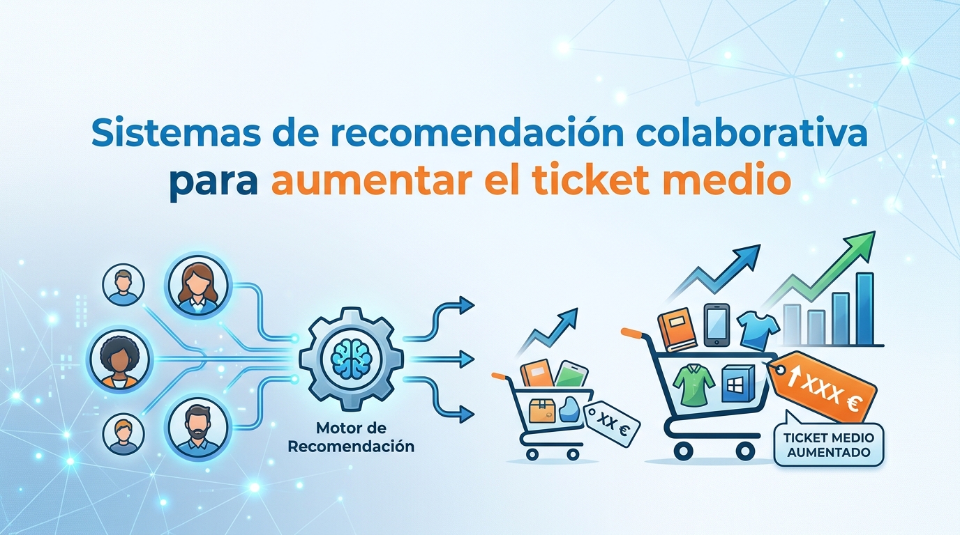 Sistemas de recomendación colaborativa para aumentar el ticket medio