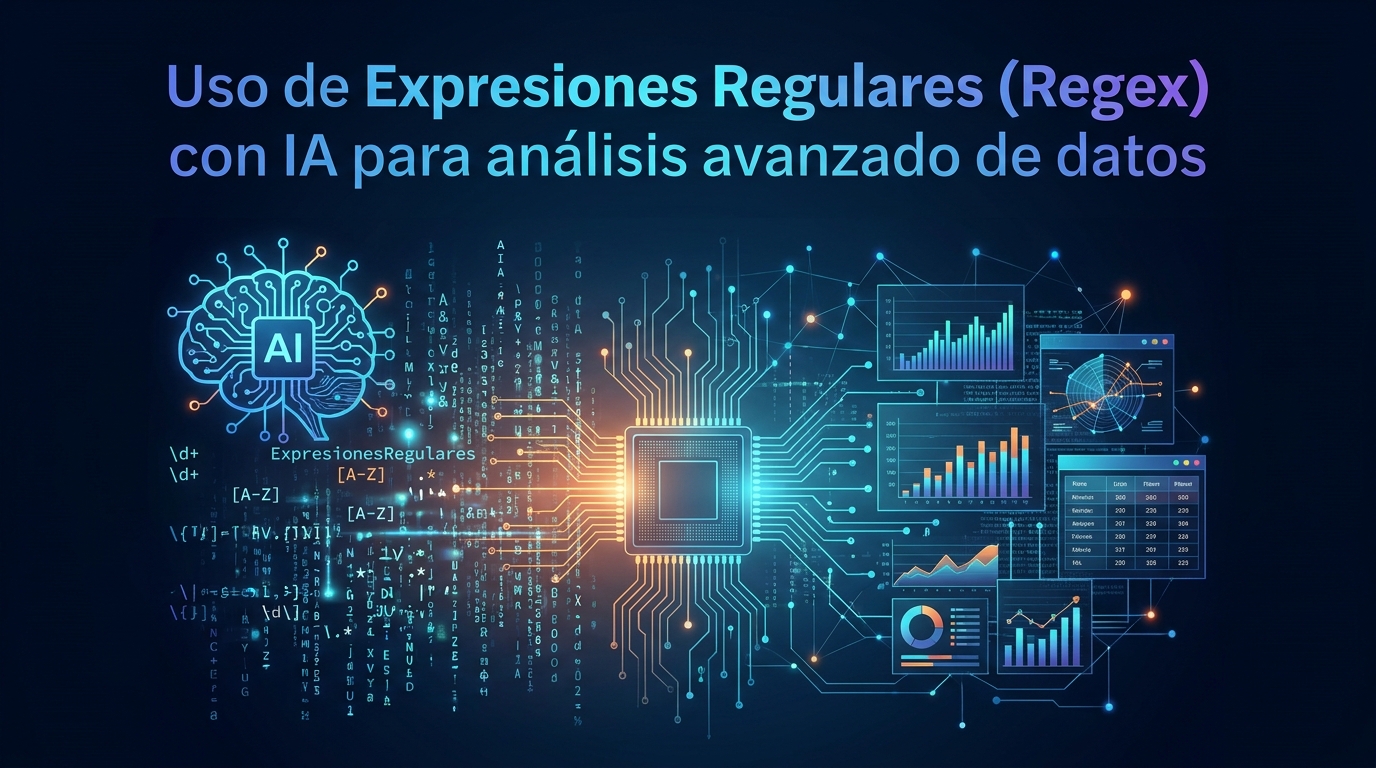 Uso de Expresiones Regulares (Regex) con IA para análisis avanzado de datos
