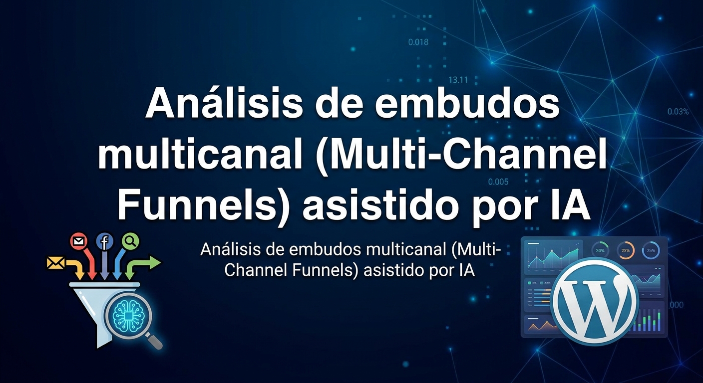 Análisis de embudos multicanal (Multi-Channel Funnels) asistido por IA