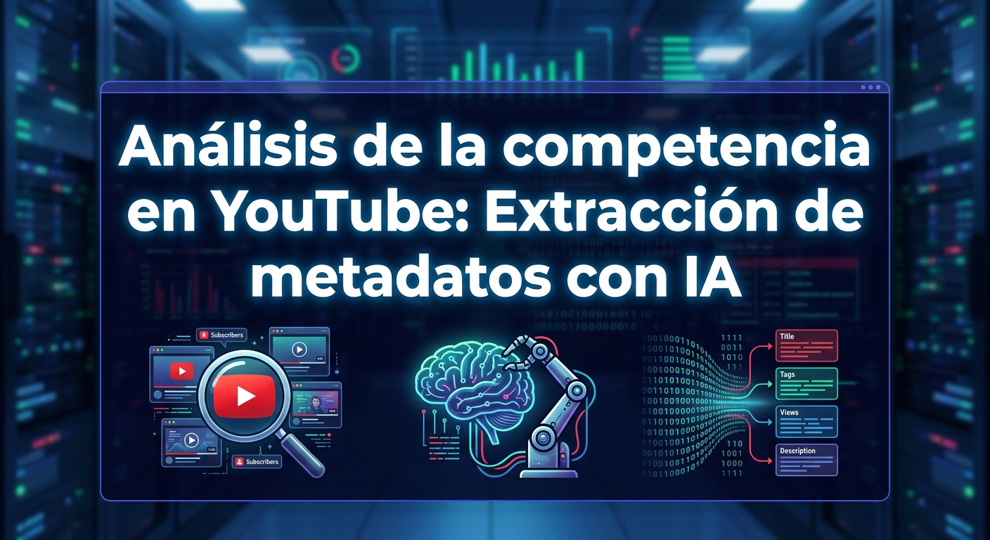 Análisis de la competencia en YouTube: Extracción de metadatos con IA