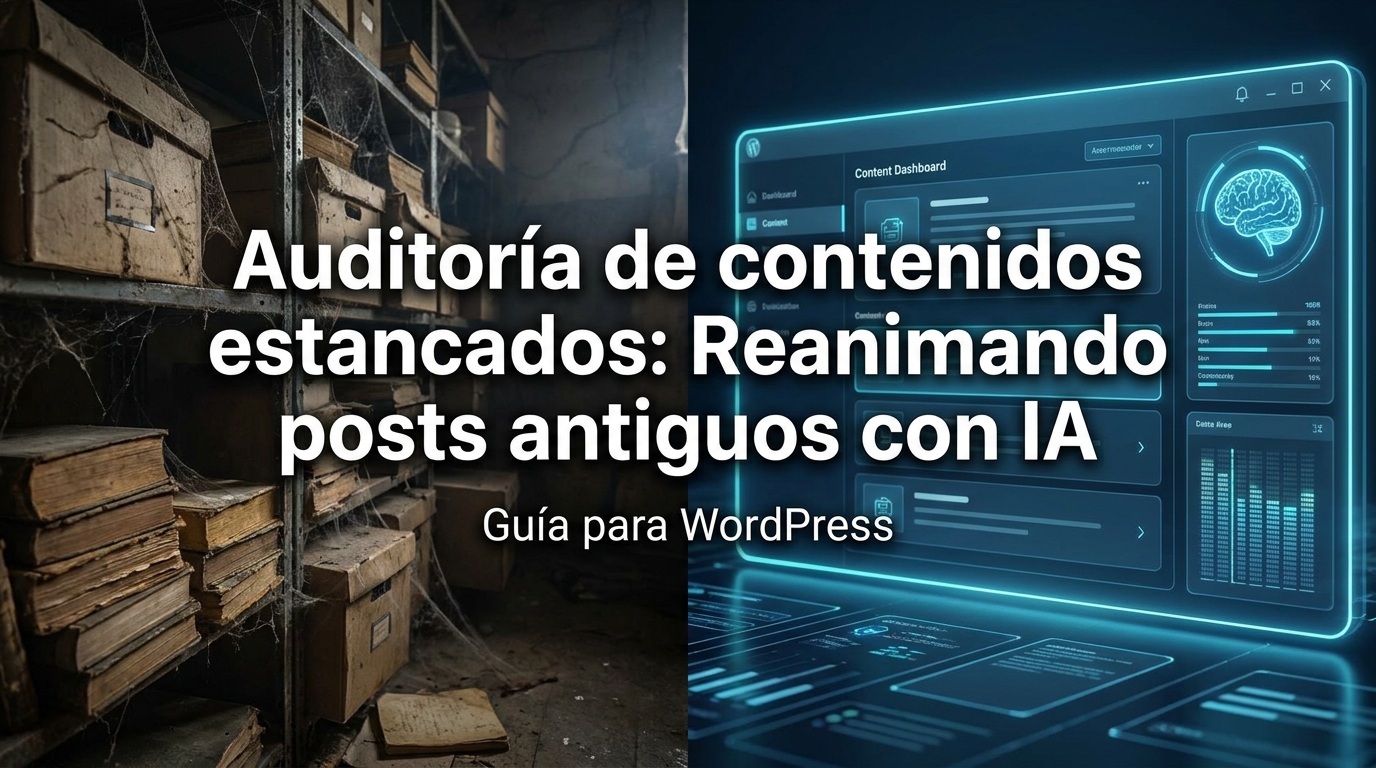 Auditoría de contenidos estancados: Reanimando posts antiguos con IA