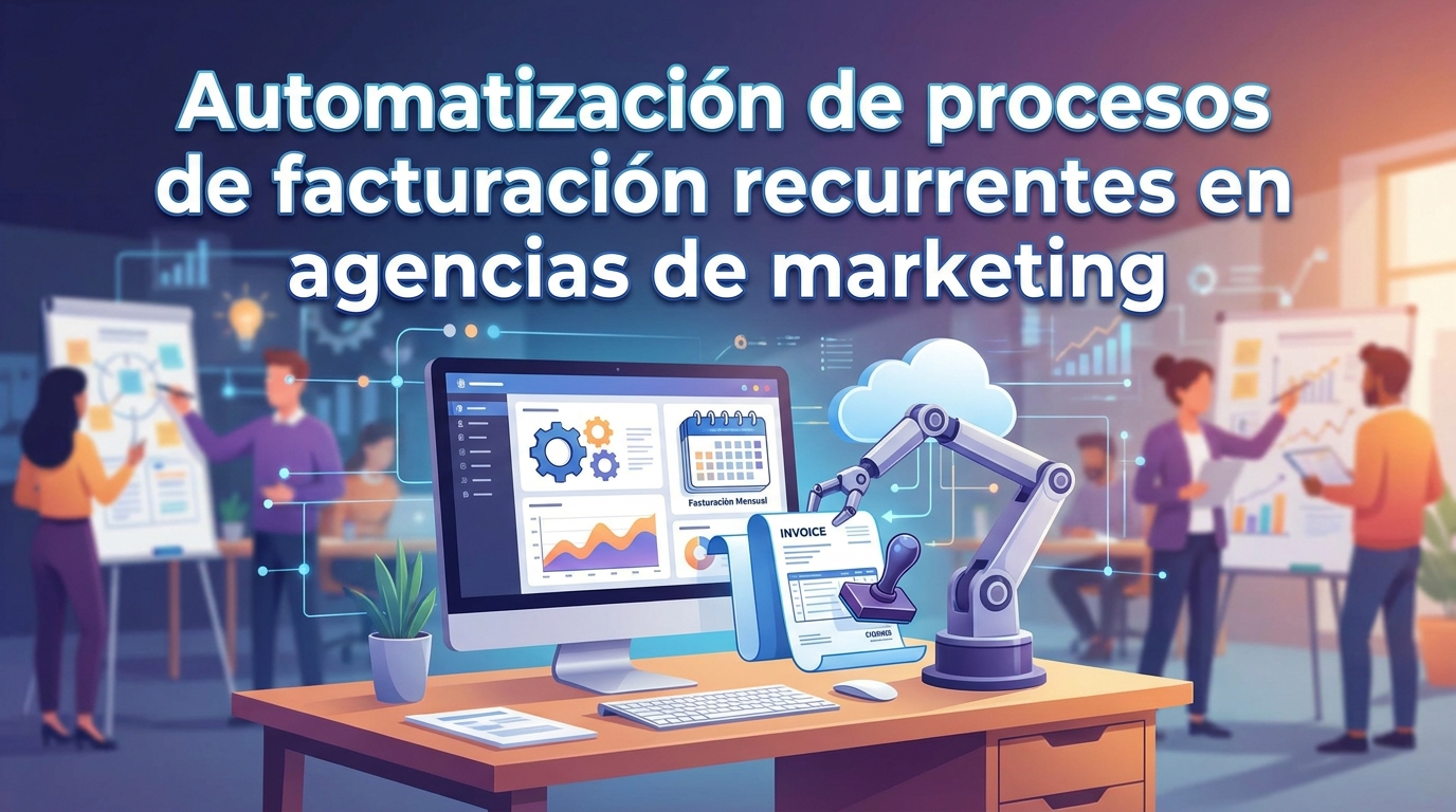 Automatización de procesos de facturación recurrentes en agencias de marketing