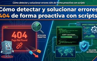 Cómo detectar y solucionar errores 404 de forma proactiva con scripts