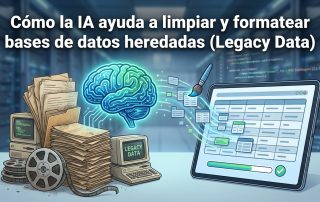 Cómo la IA ayuda a limpiar y formatear bases de datos heredadas (Legacy Data)