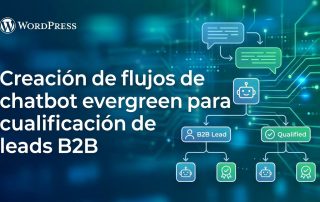 Creación de flujos de chatbot evergreen para cualificación de leads B2B