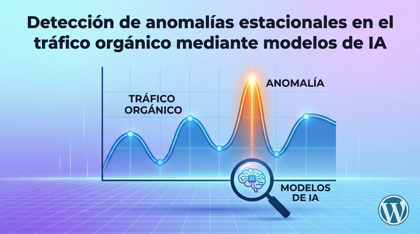 Detección de anomalías estacionales en el tráfico orgánico mediante modelos de IA