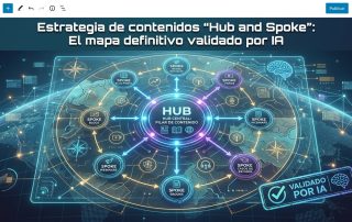 Estrategia de contenidos "Hub and Spoke": El mapa definitivo validado por IA