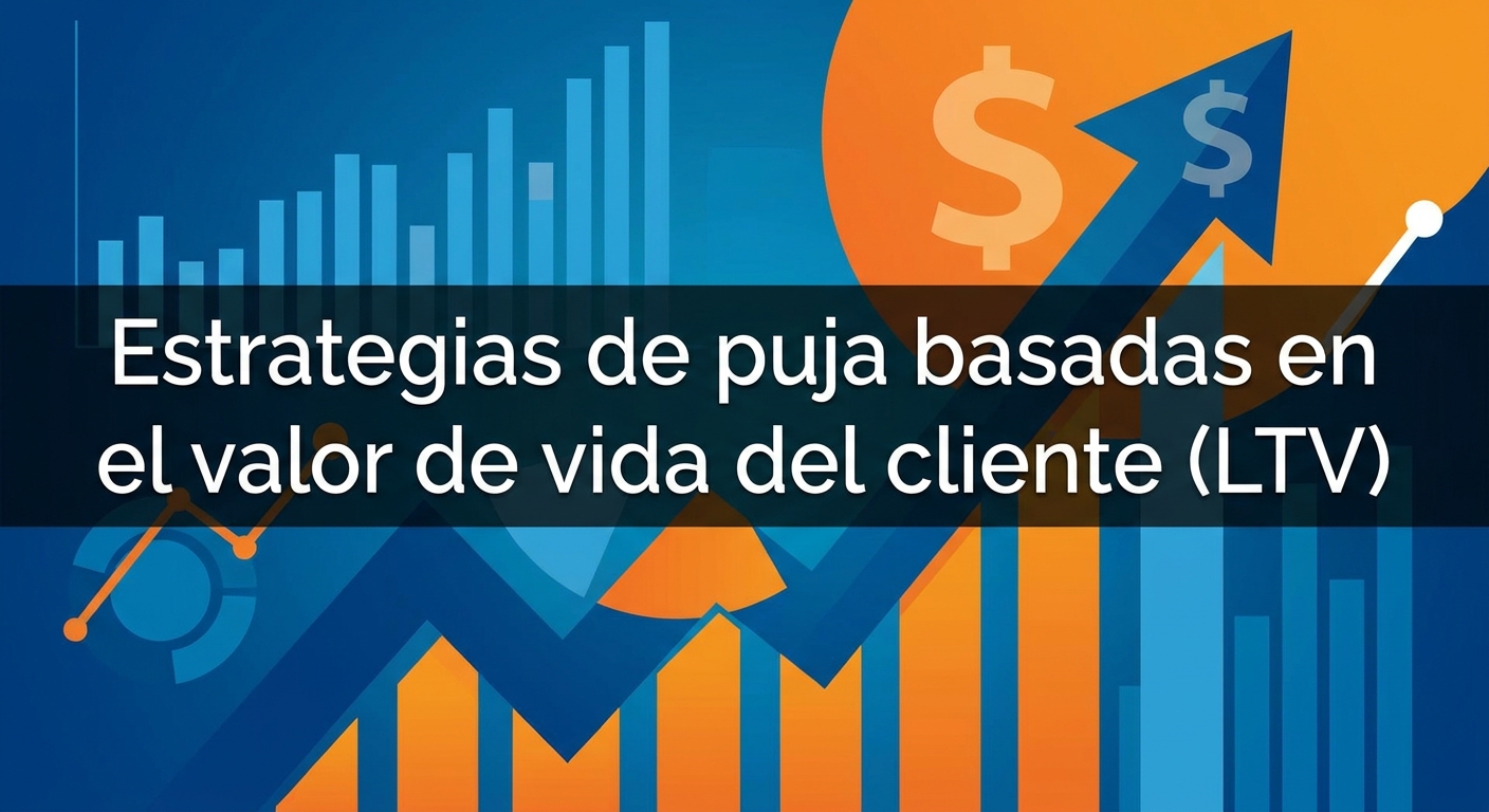 Estrategias de puja basadas en el valor de vida del cliente (LTV)