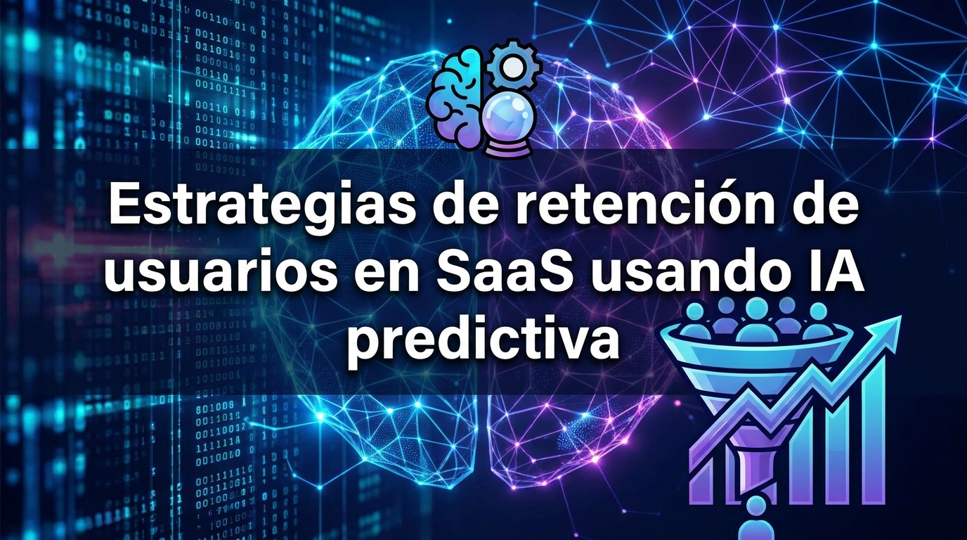 Estrategias de retención de usuarios en SaaS usando IA predictiva