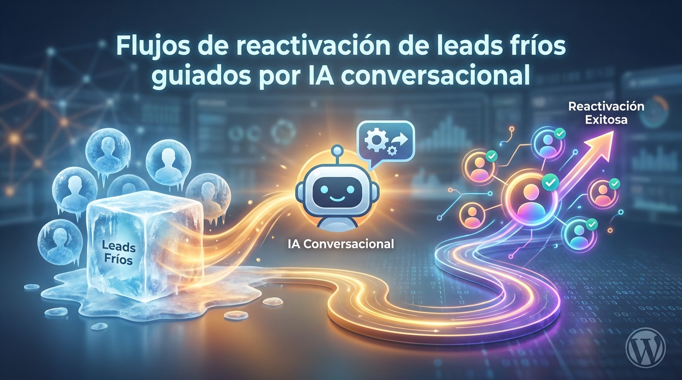 Flujos de reactivación de leads fríos guiados por IA conversacional