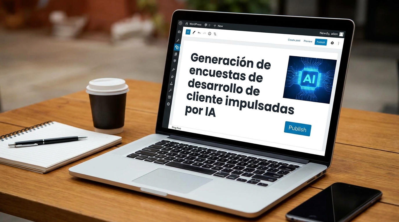 Generación de encuestas de desarrollo de cliente impulsadas por IA