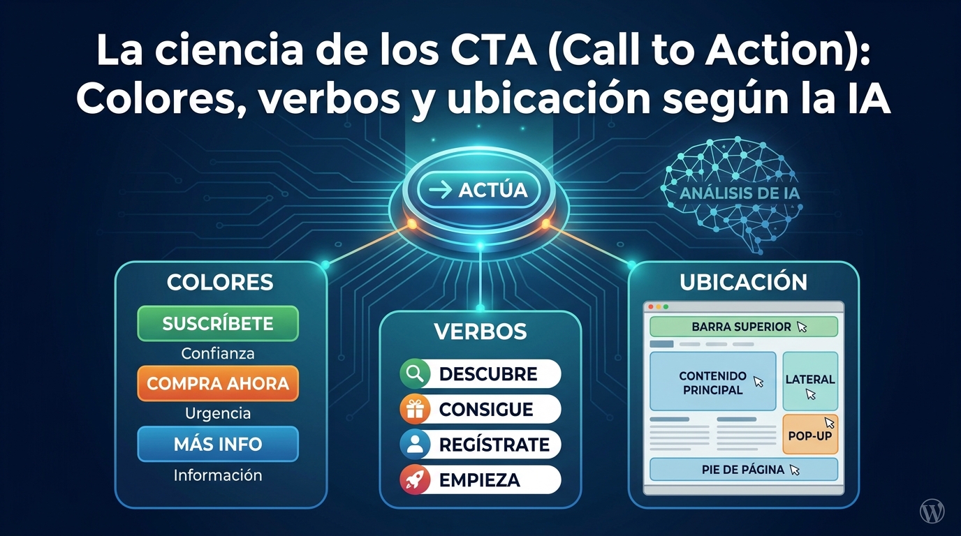 La ciencia de los CTA (Call to Action): Colores, verbos y ubicación según la IA