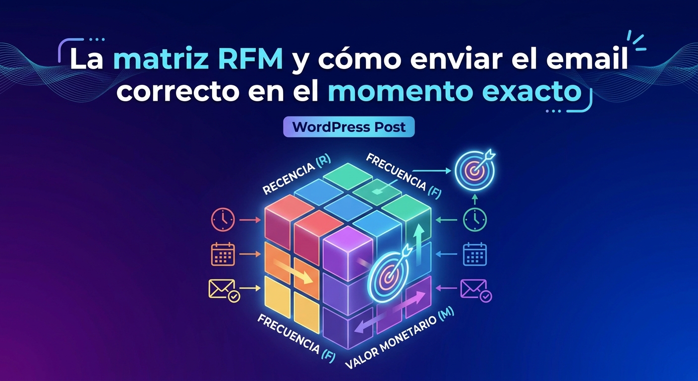 La matriz RFM y cómo enviar el email correcto en el momento exacto