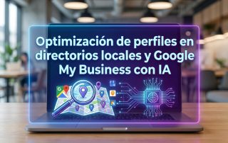 Optimización de perfiles en directorios locales y Google My Business con IA