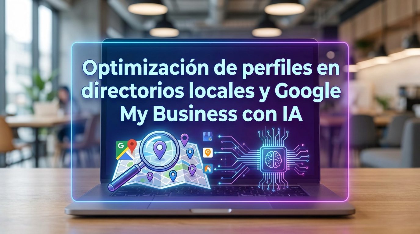 Optimización de perfiles en directorios locales y Google My Business con IA